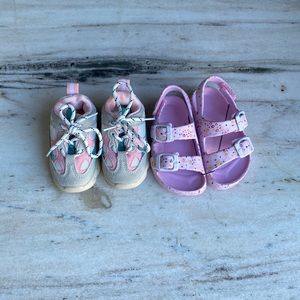 BABY GIRL SNEAKER AND SANDALS SET